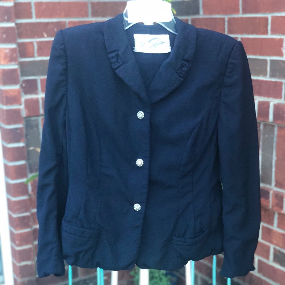 VNTG Poques Whitley- ette 1940’s Womens Blazer